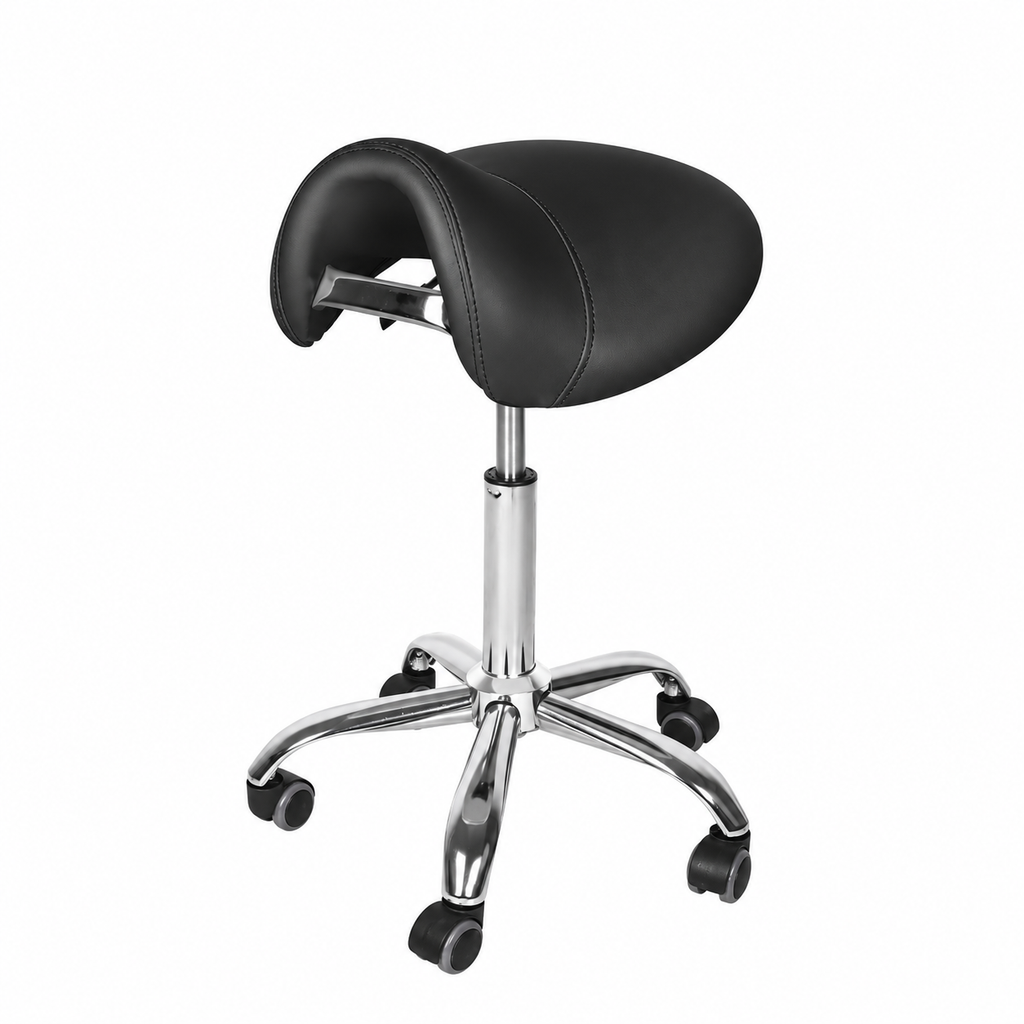 ArtistChair saddelstol i svart for tatoveringsstudio
