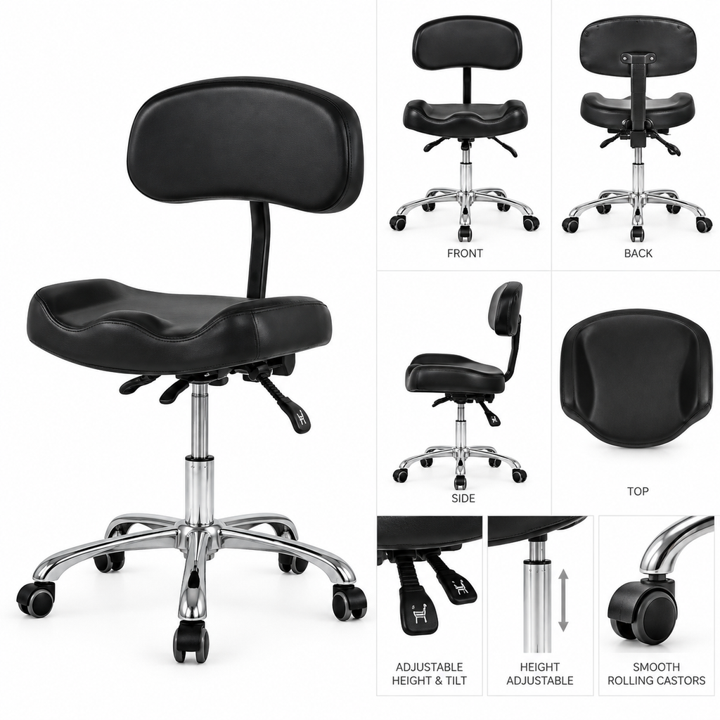 ArtistChair Ergo Pro med høydejustering fra 76 til 100 cm