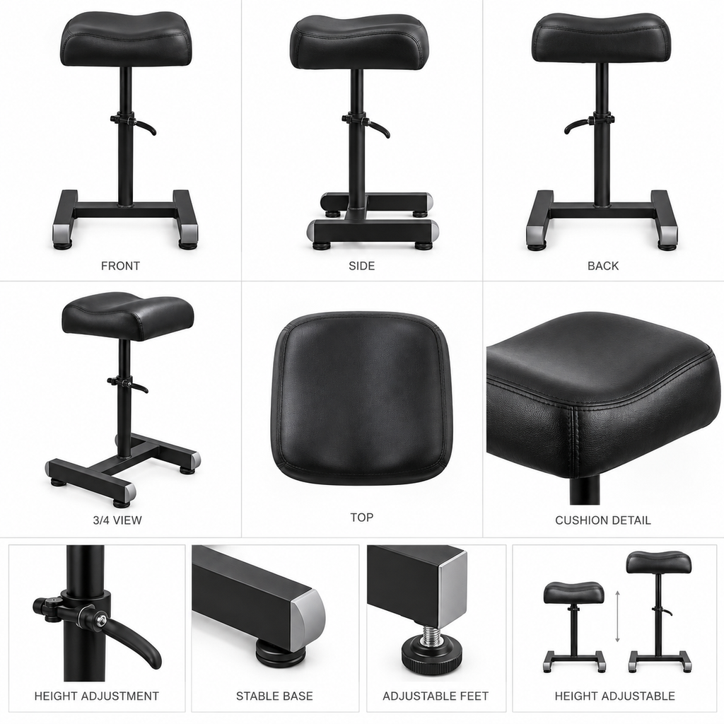 Polstret pute på 31 × 28 cm på FootRest comfort fotstøtte