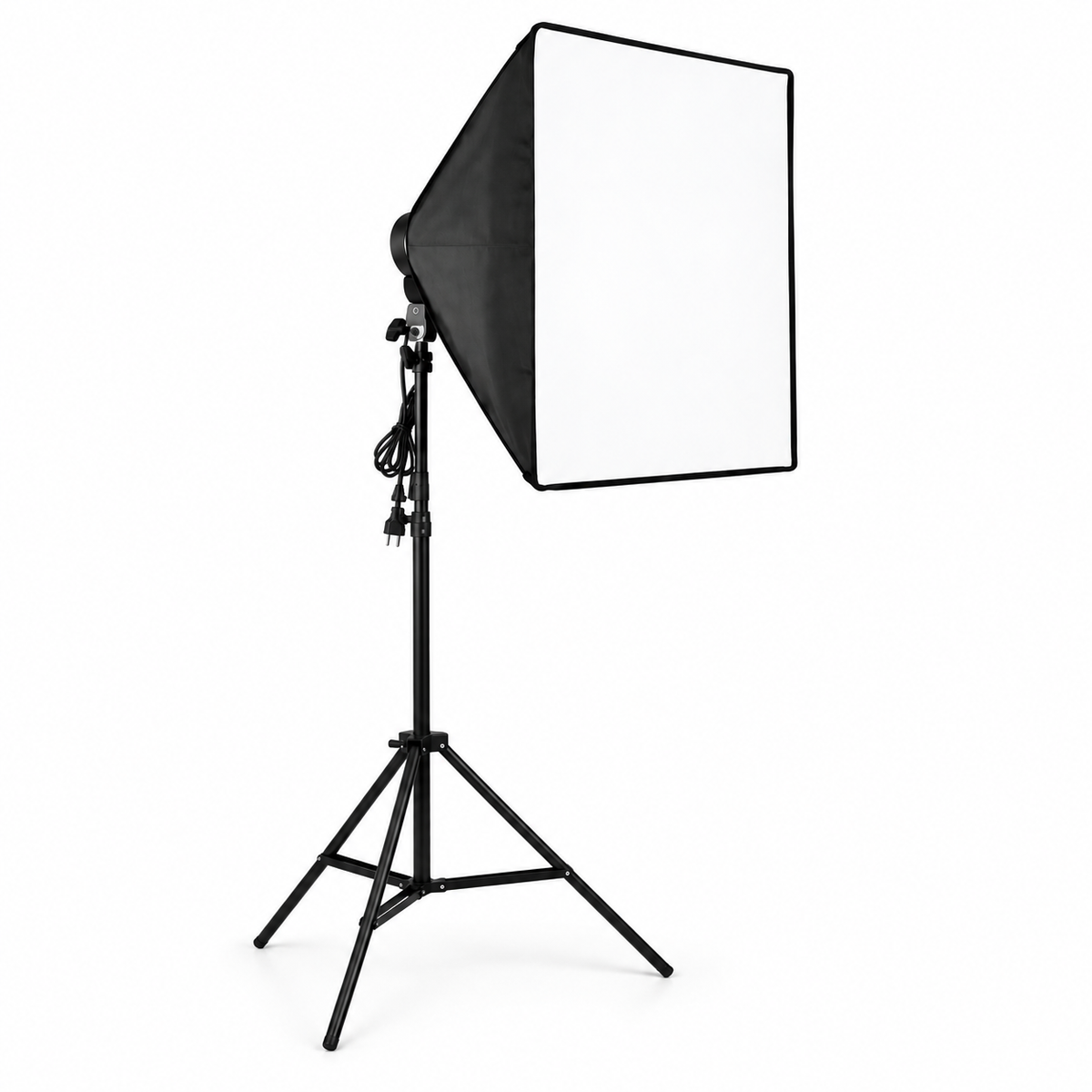 WorkLight pro studio – softbox studiolampe med justerbart aluminiumstativ, 60×40 cm softbox